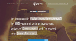 Desktop Screenshot of franchiseworks.com