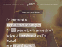 Tablet Screenshot of franchiseworks.com